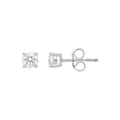 9K White Gold 0.20ct Diamond Claw Stud Earrings