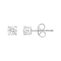 9K White Gold 0.25ct Diamond Claw Stud Earrings