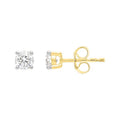 9K Yellow Gold 0.25ct Diamond Claw Stud Earrings