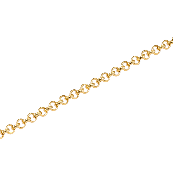 Charmed 14k Gold Vermeil 'O' Ring Charm Bracelet
