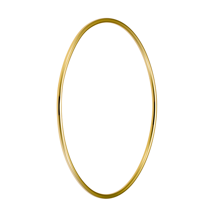 Icon 14k Gold Vermeil Plain Thin Bangle 63mm
