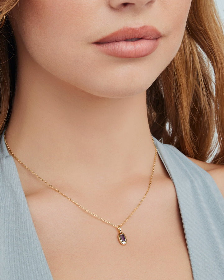 Ever 14k Gold Vermeil February Birthstone Charm