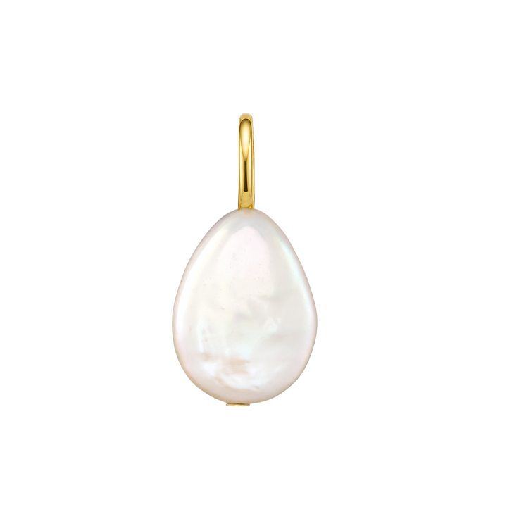 Charmed 14k Gold Vermeil Pearl Short Charm