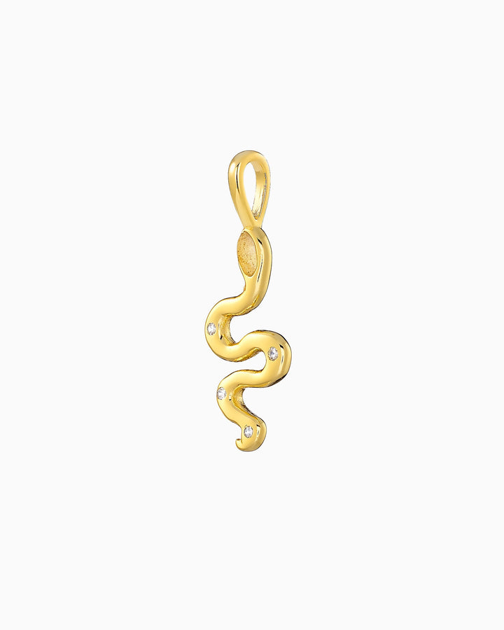 Charmed 14k Gold Vermeil Snake Charm