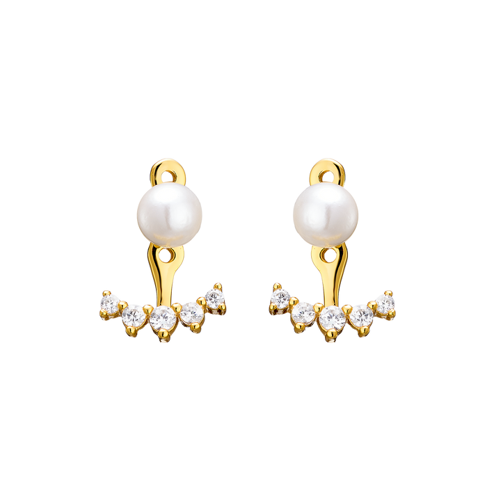 Elevate 14K Gold Vermeil Shell Pearl Ear Jacket