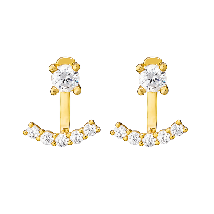 Elevate 14k Gold Vermeil Cubic Zirconia Ear Jacket