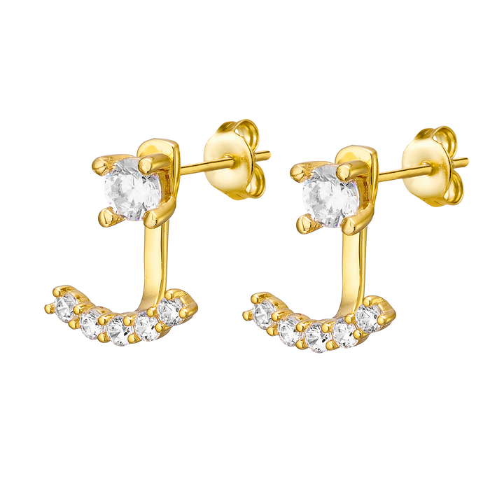 Elevate 14k Gold Vermeil Cubic Zirconia Ear Jacket