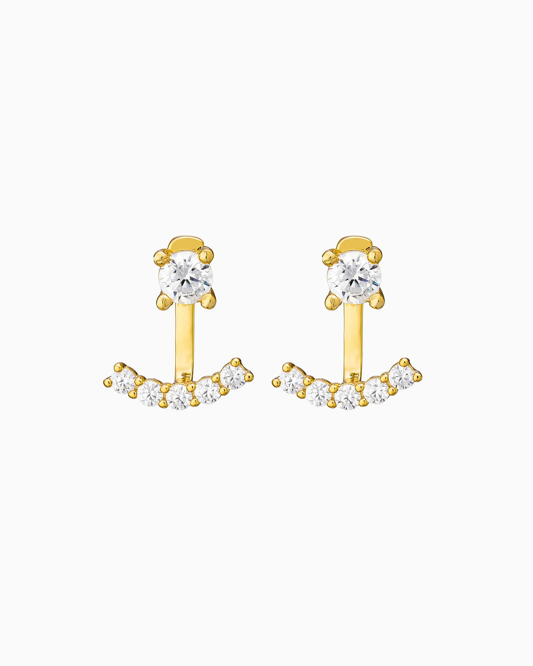 Elevate 14k Gold Vermeil Cubic Zirconia Ear Jacket