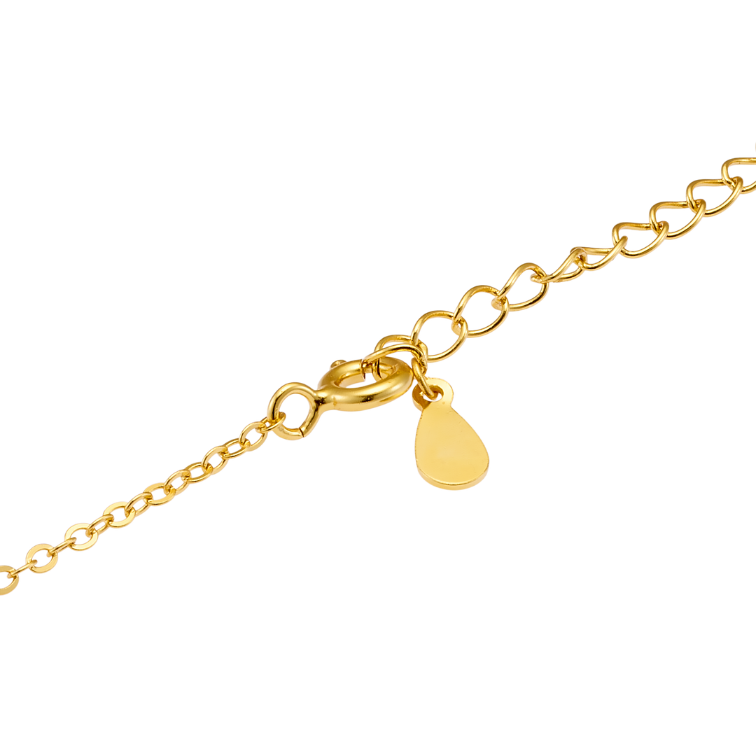 Lustre 14k Gold Vermeil Plain T-Bar Necklace