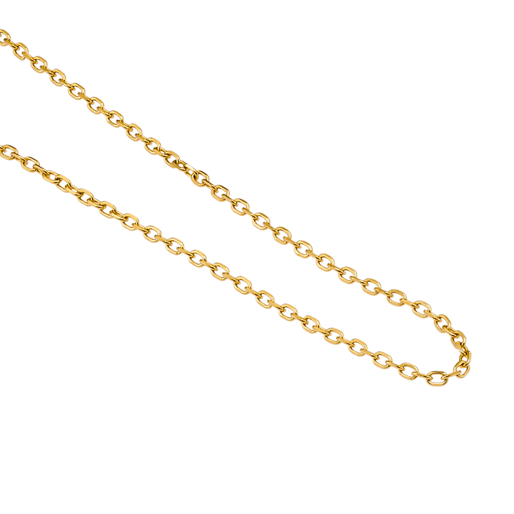 Icon 14k Gold Vermeil Plain Belcher Chain Necklace