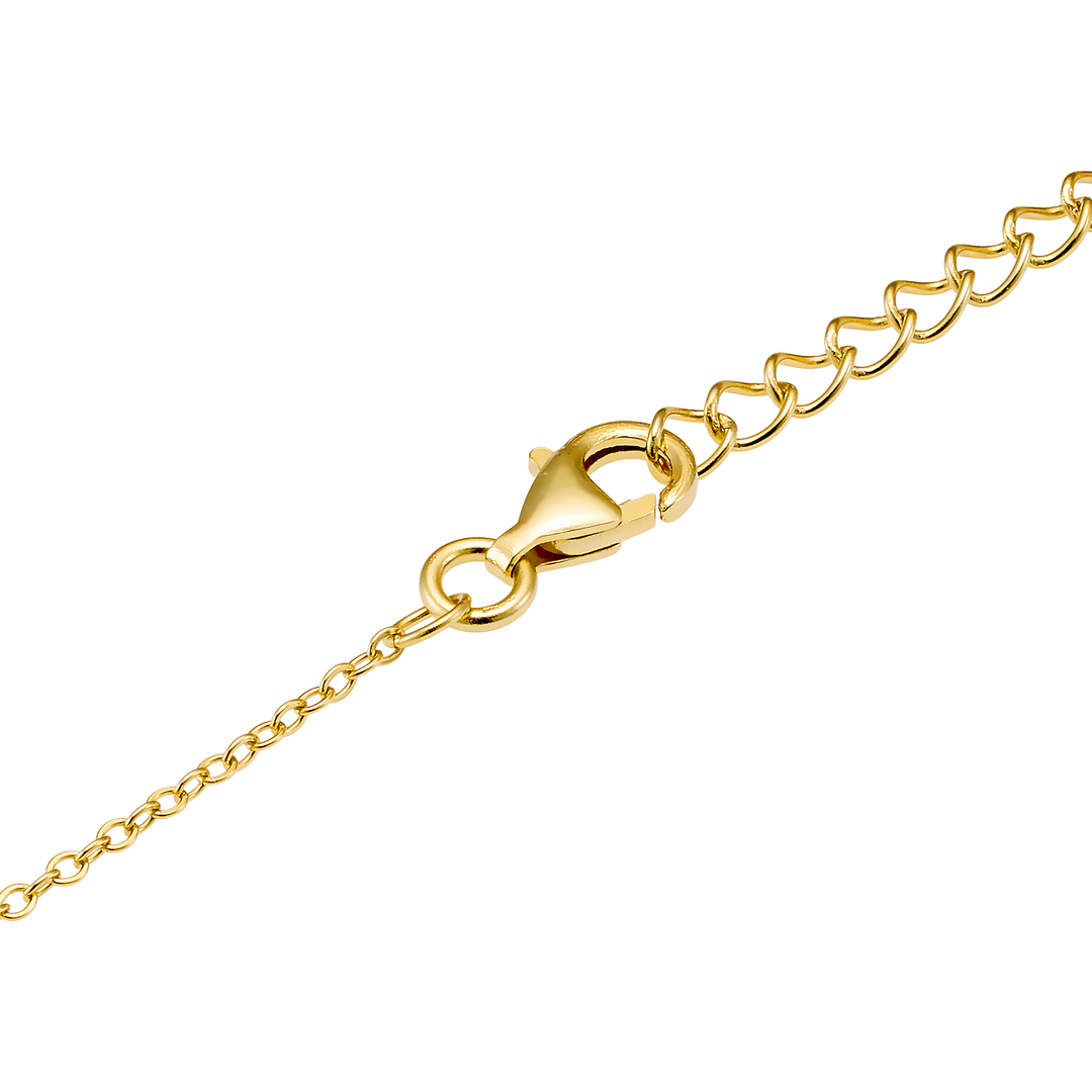 Lustre 14k Gold Vermeil Medallion Empire Necklace