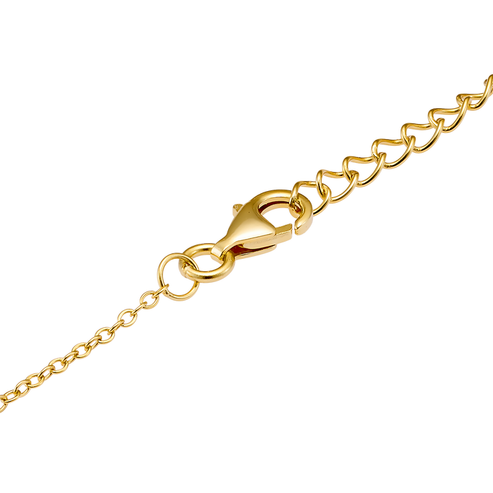 Lustre 14k Gold Vermeil Medallion Evil Eye Necklace