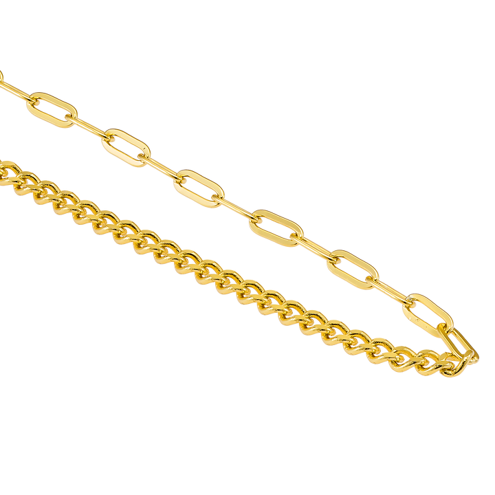 Icon 14k Gold Vermeil Alternate Chain Necklace