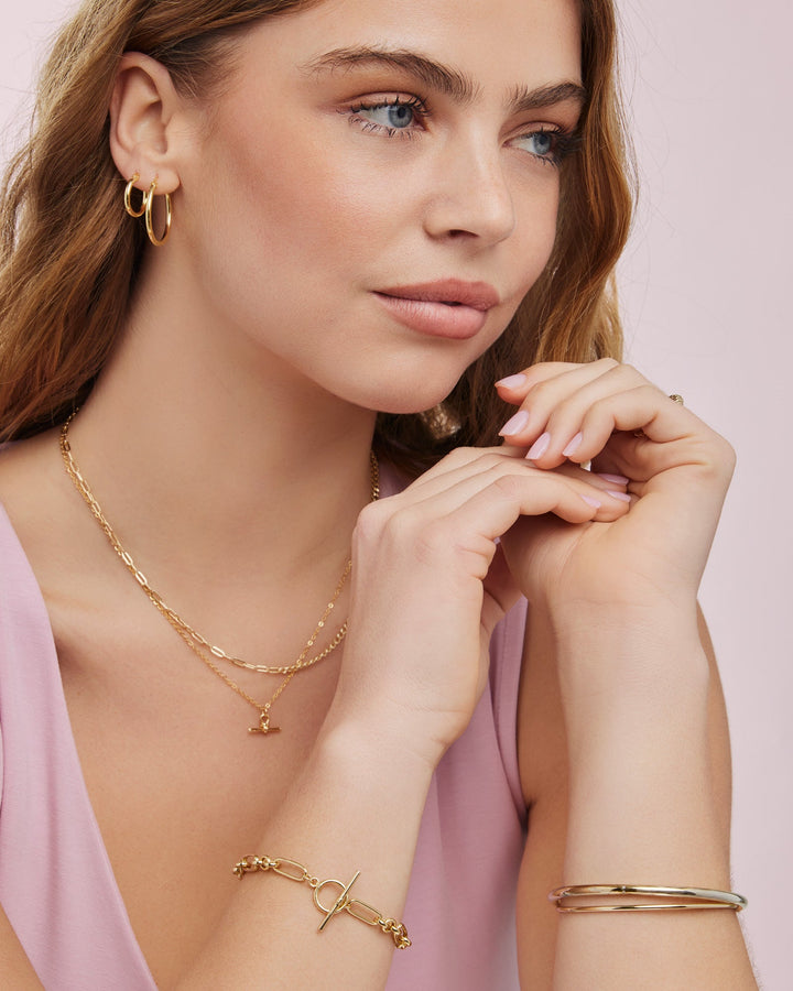 Icon 14k Gold Vermeil Alternate Chain Necklace