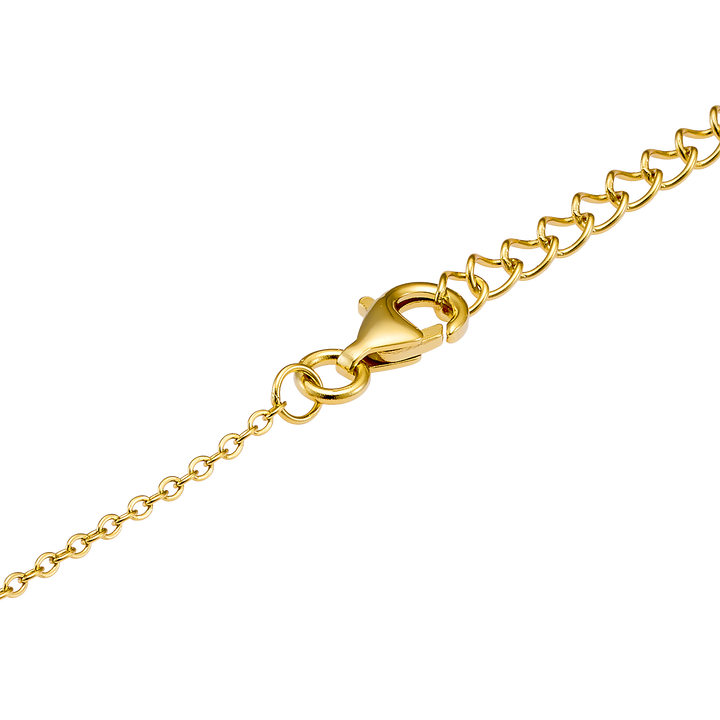 Prism 14k Gold Vermeil Malachite/Lapis Drop Necklace