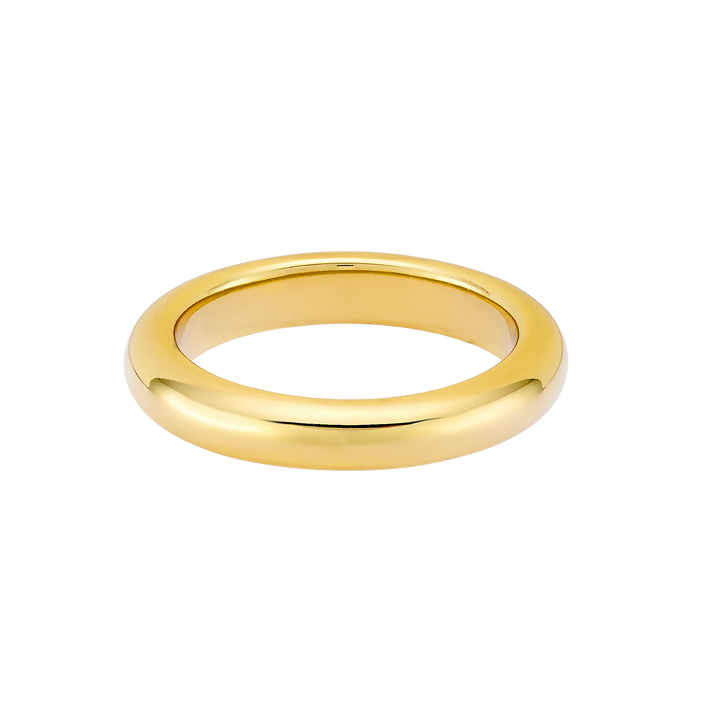 Icon 14k Gold Vermeil Plain Band Ring