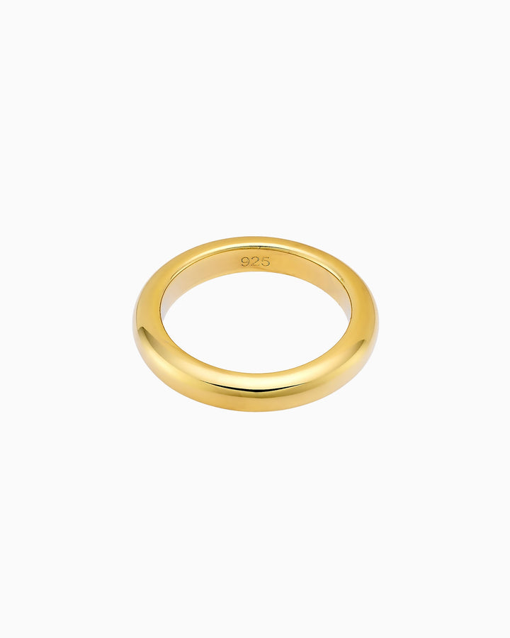 Icon 14k Gold Vermeil Plain Band Ring
