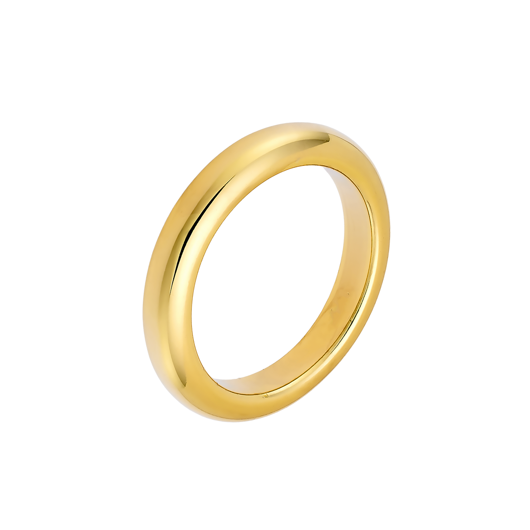 Icon 14k Gold Vermeil Plain Band Ring