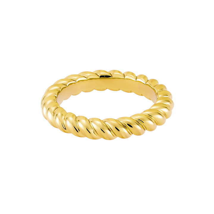 Icon 14k Gold Vermeil Twist Band Ring