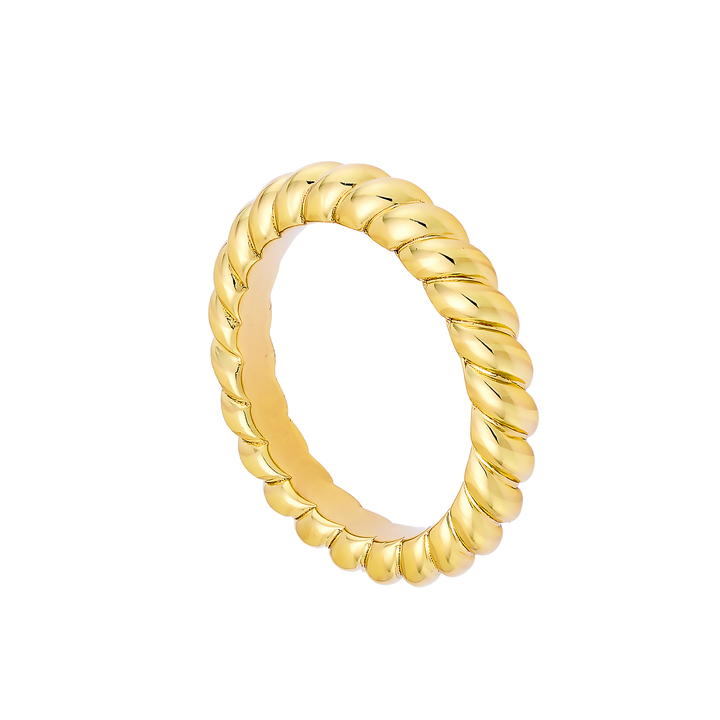 Icon 14k Gold Vermeil Twist Band Ring