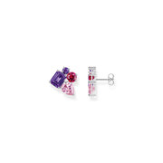 THOMAS SABO Heritage Glam Ear Studs with Colourful Stones