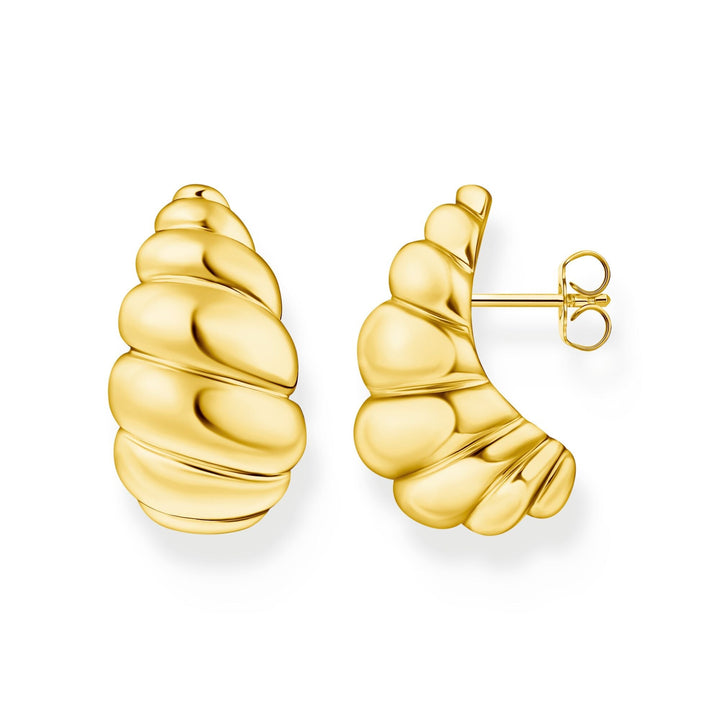Organic shapes twisted ear studs | The Jewellery Boutique Australia