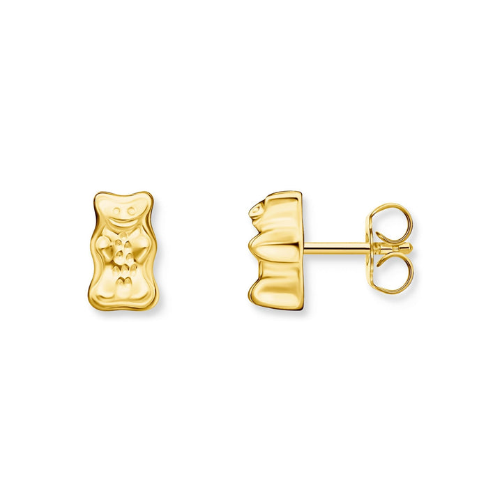 Ear studs with Gold HARIBO goldbear |The Jewellery Boutique Australia
