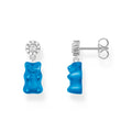 THOMAS SABO ear studs with blue goldbears | The Jewellery Boutique Australia