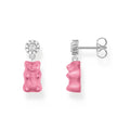 THOMAS SABO ear studs with pink goldbears | The Jewellery Boutique Australia