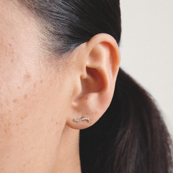 Stud earrings with zirconia | Jewellery Boutique Australia