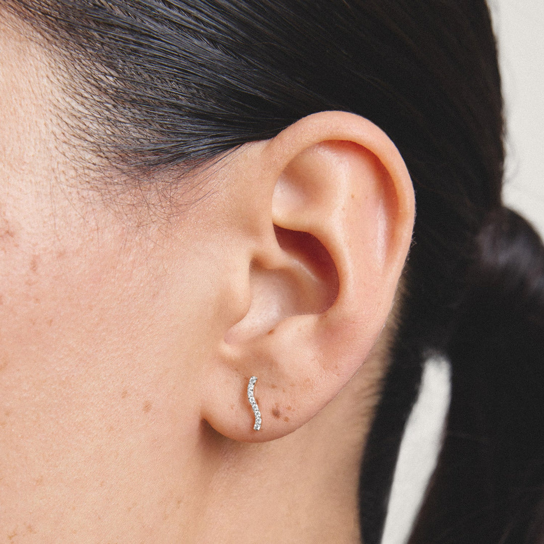 Stud earrings with zirconia | Jewellery Boutique Australia