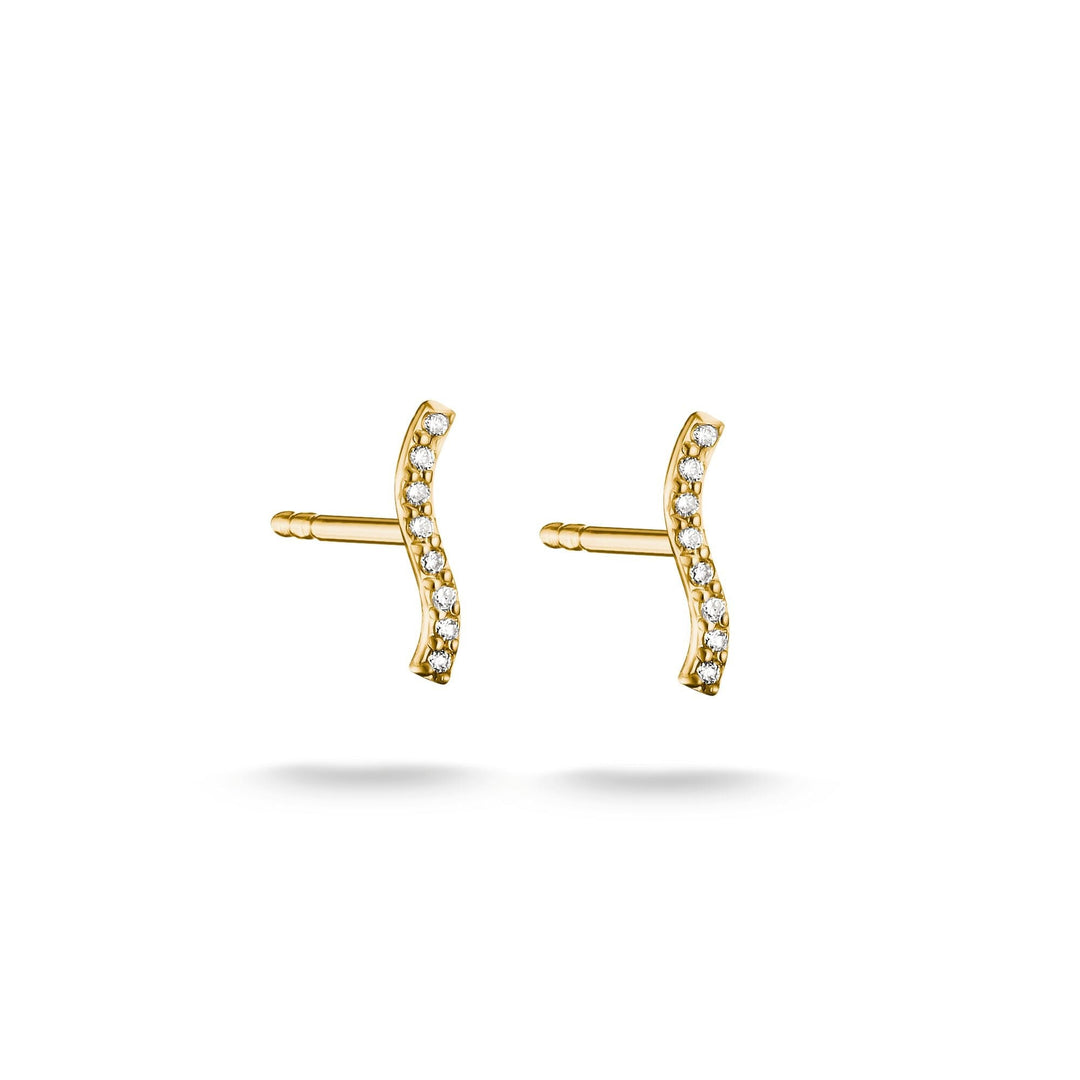 Stud earrings with zirconia | Jewellery Boutique Australia