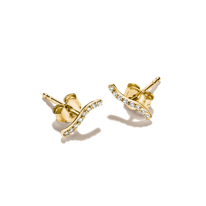 Stud earrings with zirconia | Jewellery Boutique Australia