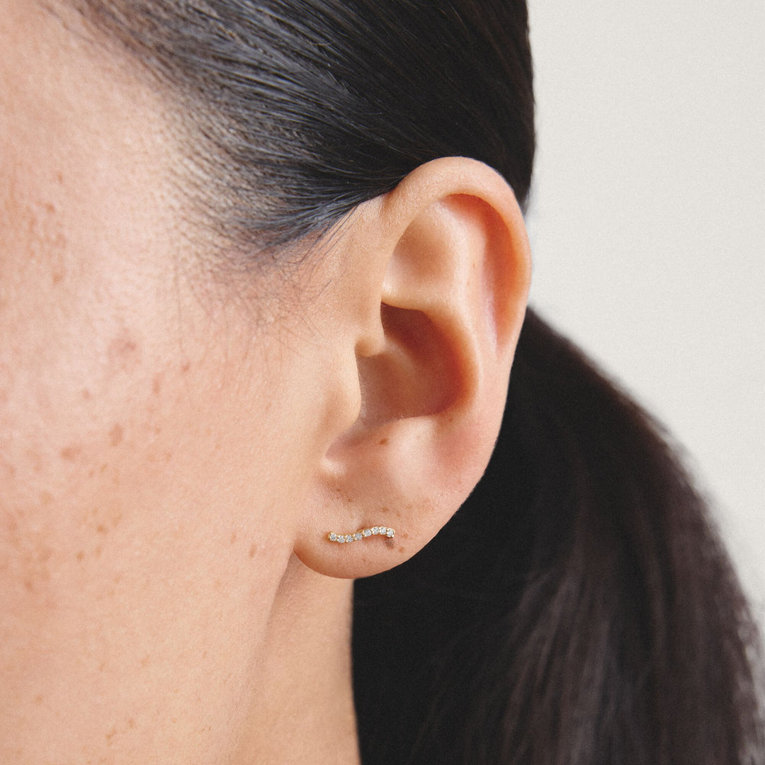 Stud earrings with zirconia | Jewellery Boutique Australia