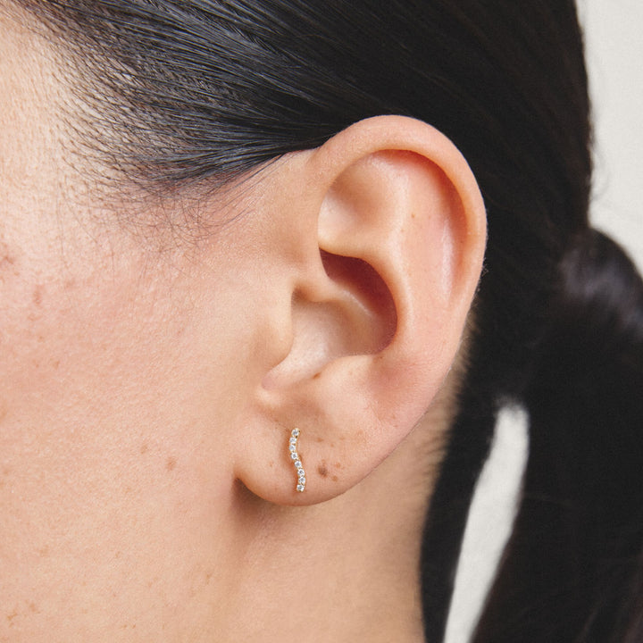 Stud earrings with zirconia | Jewellery Boutique Australia