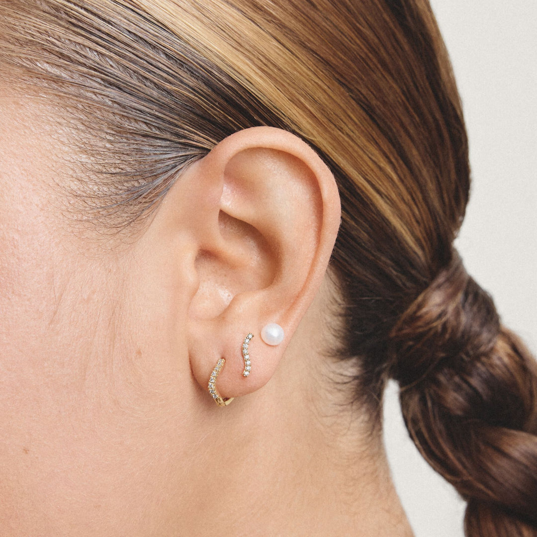 Stud earrings with zirconia | Jewellery Boutique Australia