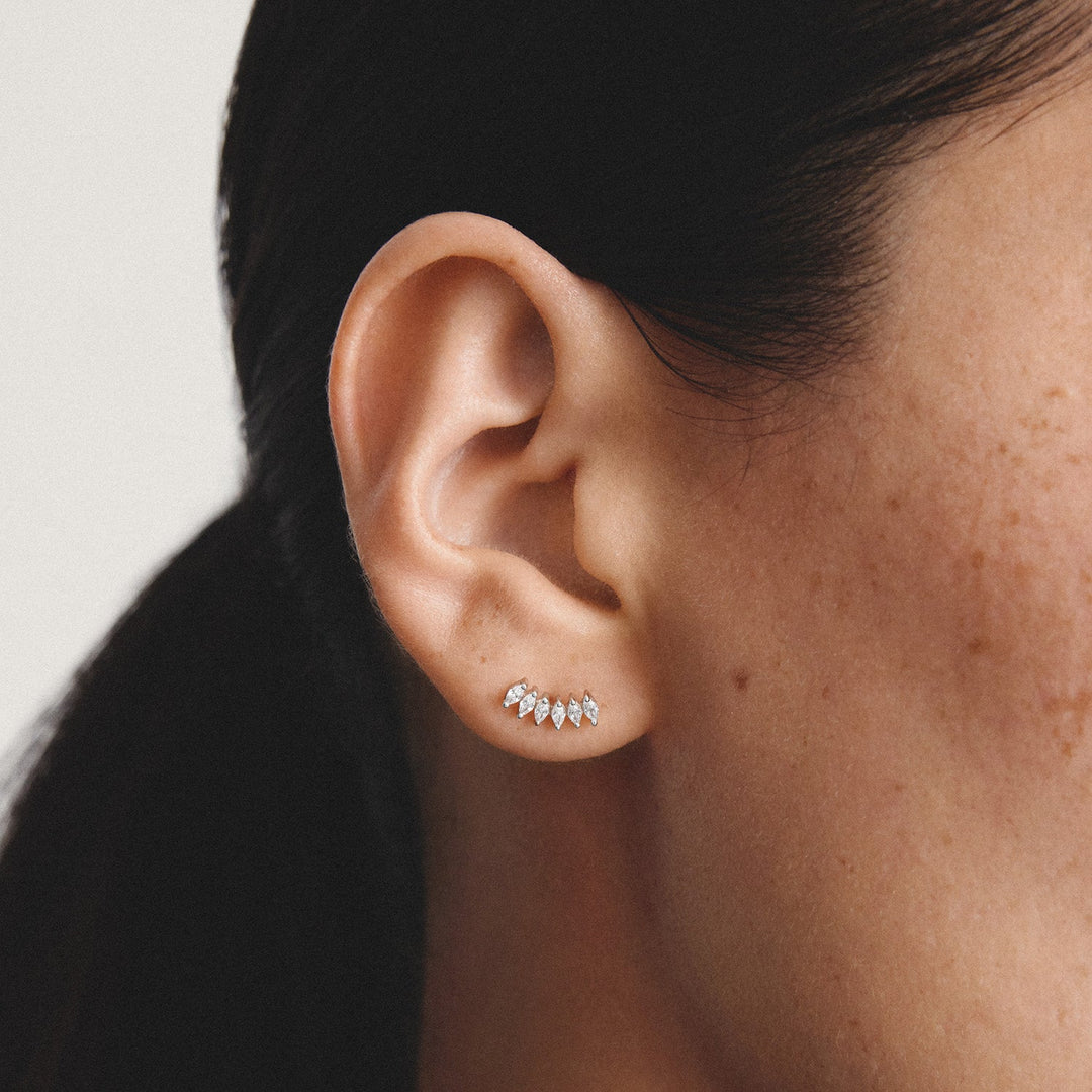 Stud earrings with zirconia | Jewellery Boutique Australia