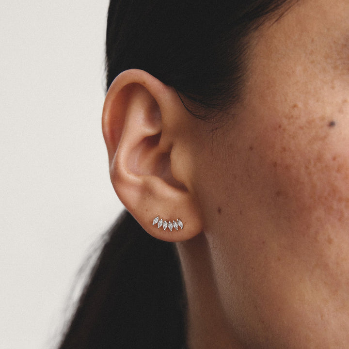 Stud earrings with zirconia | Jewellery Boutique Australia