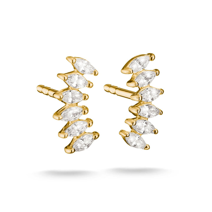 Stud earrings with zirconia | Jewellery Boutique Australia