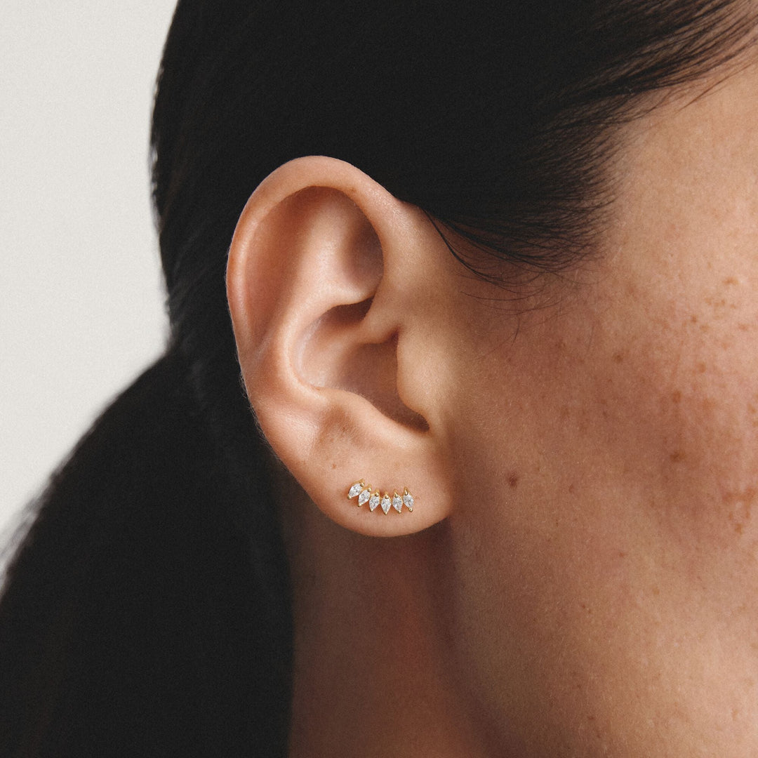 Stud earrings with zirconia | Jewellery Boutique Australia