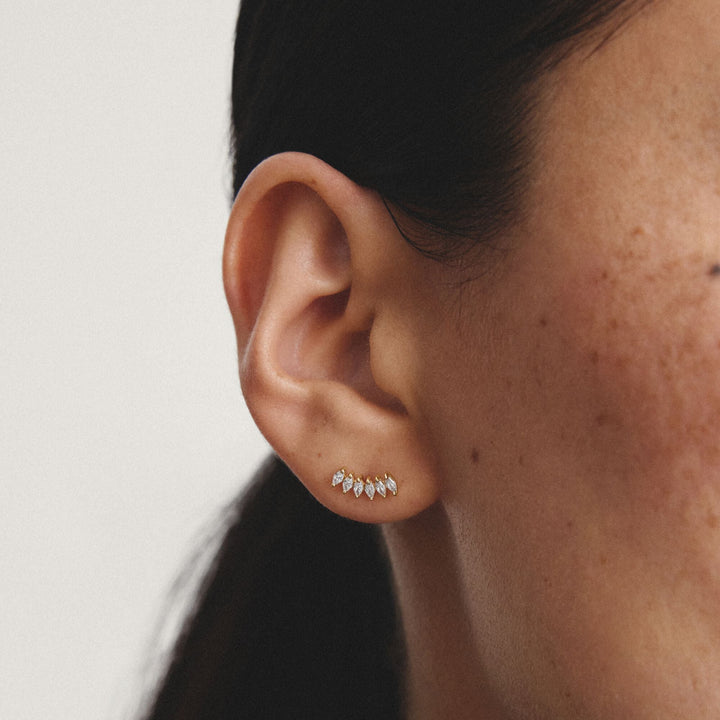Stud earrings with zirconia | Jewellery Boutique Australia