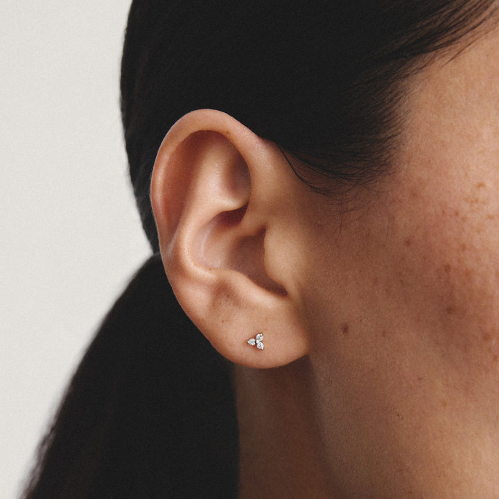 Stud earrings with zirconia | Jewellery Boutique Australia