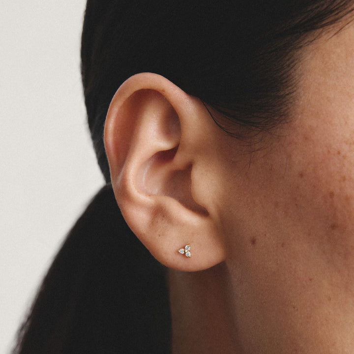 Stud earrings with zirconia | Jewellery Boutique Australia