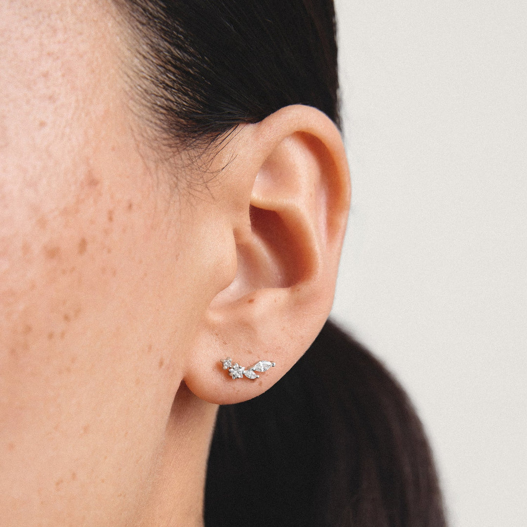 Stud earrings with zirconia | Jewellery Boutique Australia