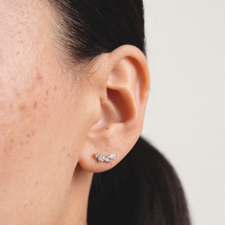 Stud earrings with zirconia | Jewellery Boutique Australia