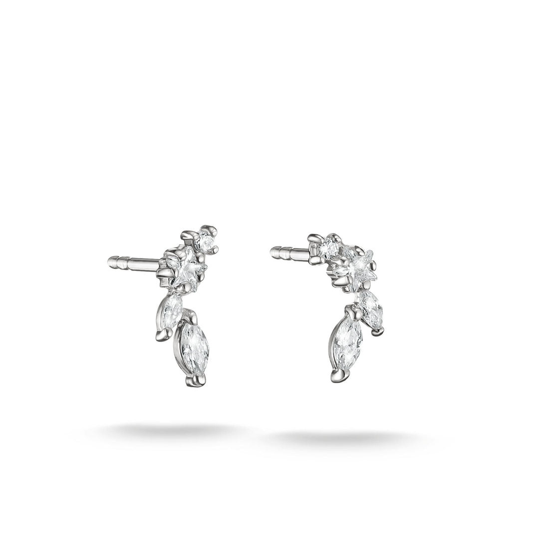 Stud earrings with zirconia | Jewellery Boutique Australia