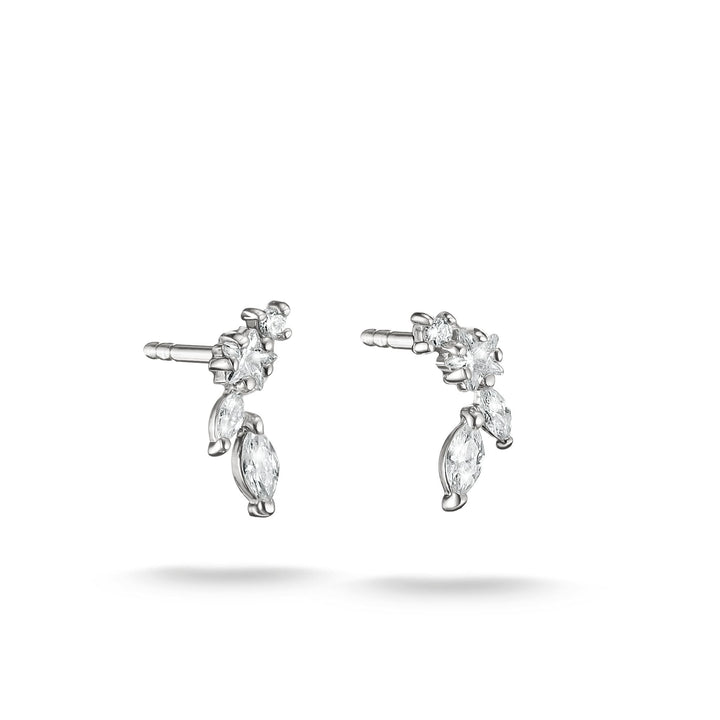 Stud earrings with zirconia | Jewellery Boutique Australia