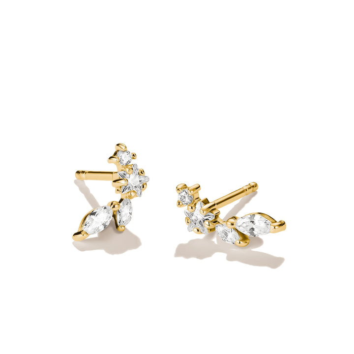 Stud earrings with zirconia | Jewellery Boutique Australia