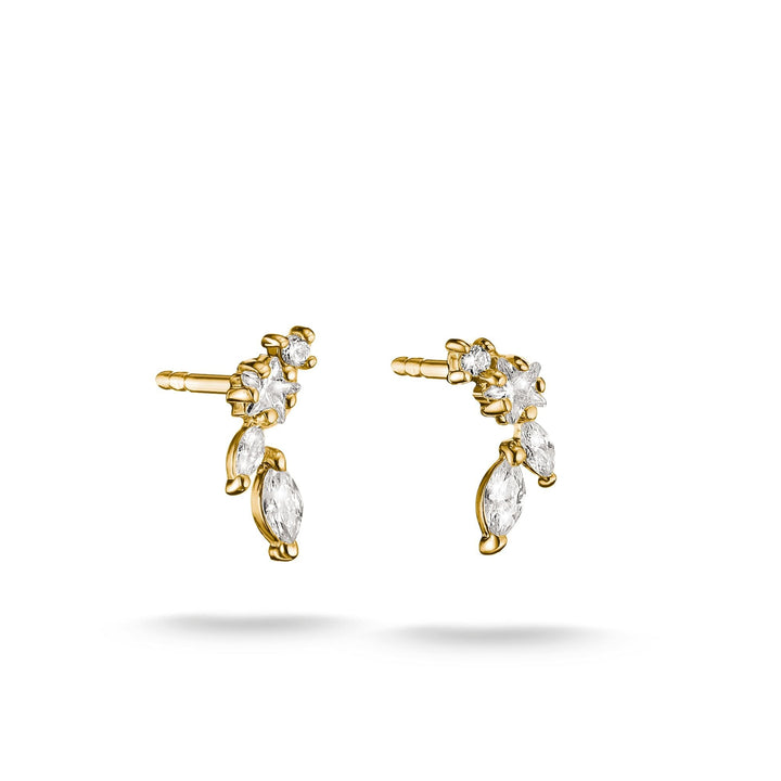 Stud earrings with zirconia | Jewellery Boutique Australia