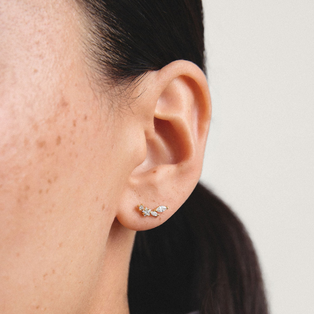 Stud earrings with zirconia | Jewellery Boutique Australia